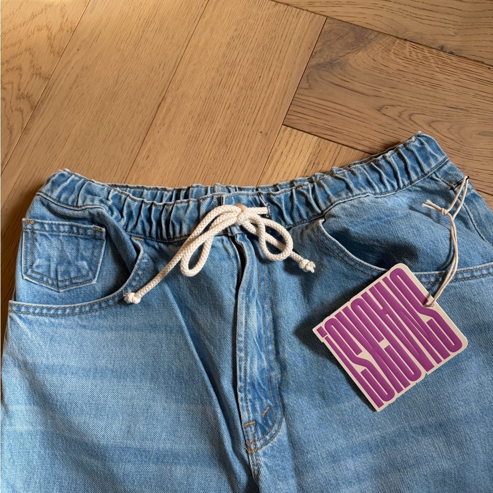 NWT Mother SNACKS! The Drawn Fun Dip Nerdy
Nothing Else Like It drawstring jeans - Picture 4 of 8